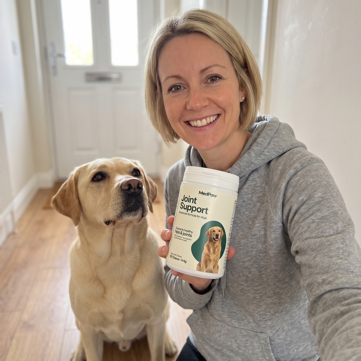 The best joint supplement for a dog with sore hips