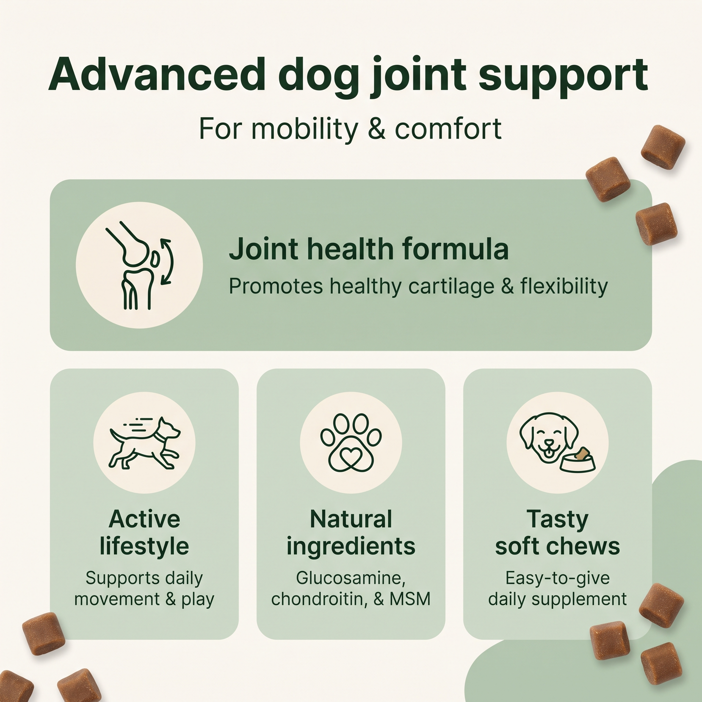 MedPaw hip and joint soft chews for dogs