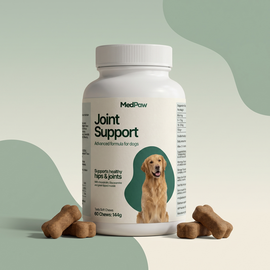 MedPaw joint supplement chews for dogs, 60-pack tub